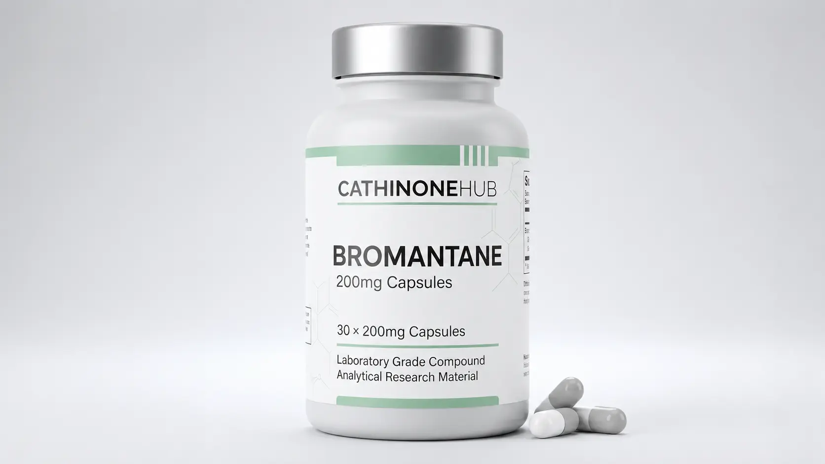 Bromantane Capsules 200mg for Research Use – 30ct laboratory research compound